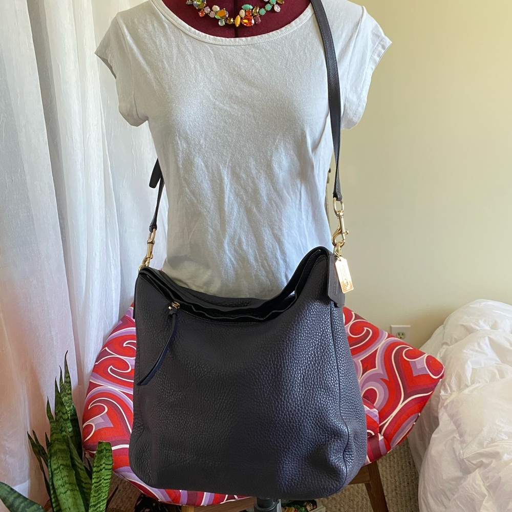 Coach medium purple crossbody bag